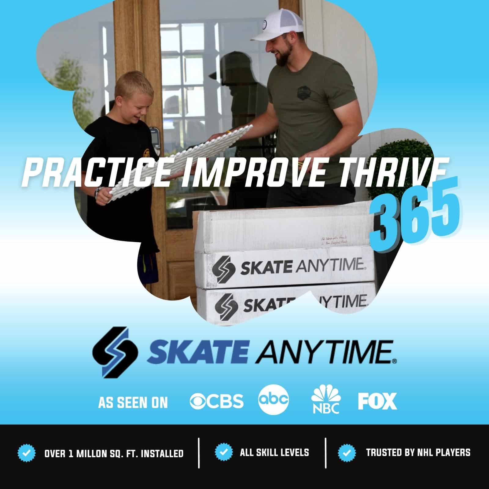 Skate Anytime - Starter Kit 5'x5' - Synthetic Ice For Hockey