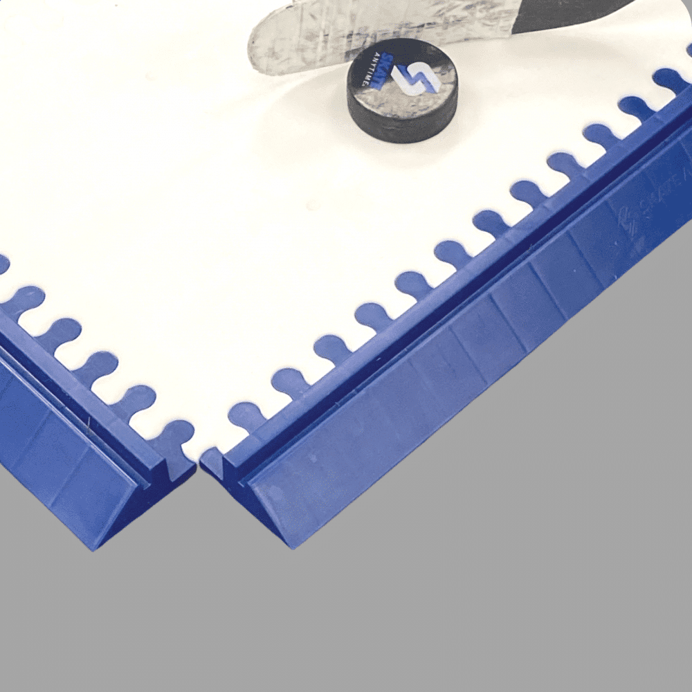 Puck stopper edging by Skate Anytime completes your surface, keeping the puck on the ice for uninterrupted play